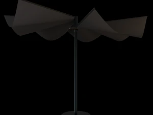 round garden umbrella 3D Model