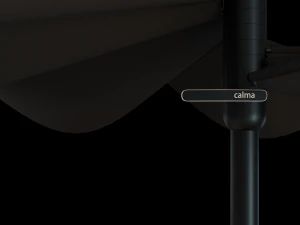 round garden umbrella 3D Model