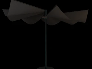 round garden umbrella 3D Model