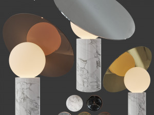 bola disc table Modello 3D