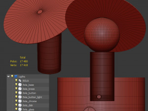 bola disc table 3D Модель