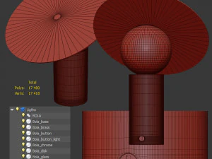 bola disc table 3D Model
