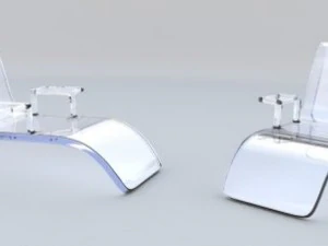 ガラスの椅子 3Dモデル