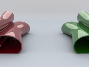 plastic chair 3D-Modell