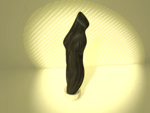 wood statue 3D Model