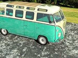 vw transporter 3D 模型