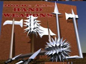 m&atilde;o da idade m&eacute;dia Modelo 3D