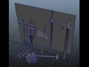 mano del Medioevo Modello 3D