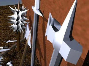 mano del Medioevo Modello 3D