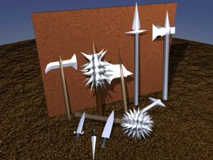 mano del Medioevo Modello 3D