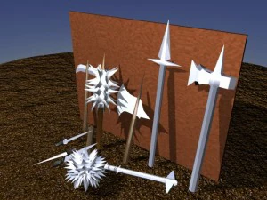 mano del Medioevo Modello 3D