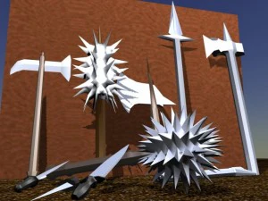 mano del Medioevo Modello 3D