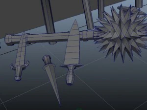 mano del Medioevo Modello 3D