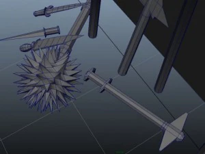 mano del Medioevo Modello 3D