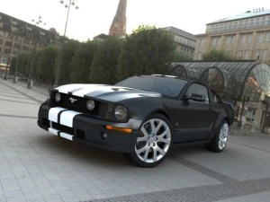 mustang gt Model 3D