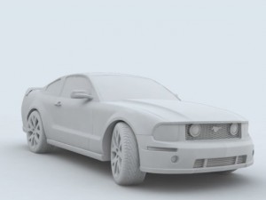 mustang gt 3Dモデル