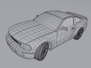 mustang gt 3Dモデル