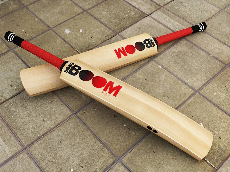 cricket bat 3D Model .c4d .max .obj .3ds .fbx .stl .blend 