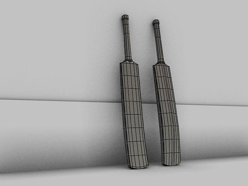 Cricket Bat 3d Model In Sports Equipment 3dexport