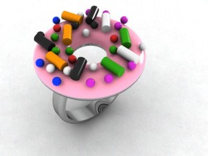 donut ring Modelo 3D