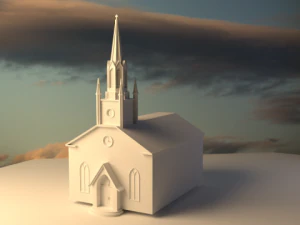 igreja Modelo 3D