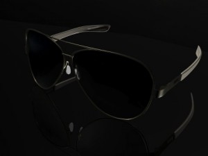 teardrop sunglasses 3D Model