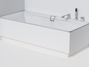 Bath VilleroyBoch Squaro Edge 12 3D मॉडल
