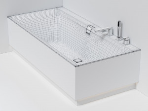 Bath VilleroyBoch Squaro Edge 12 3D मॉडल