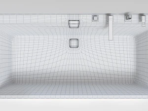 Bath VilleroyBoch Squaro Edge 12 3D Model