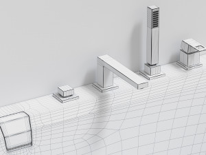 Bath VilleroyBoch Squaro Edge 12 3D मॉडल