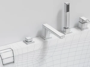 Bath VilleroyBoch Squaro Edge 12 3D Model