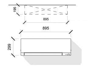 Mitsubishi Electric air conditioner 3D मॉडल