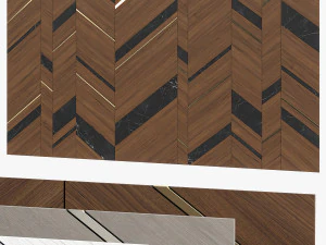 Pared decorativa 307 Modelo 3D