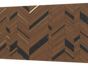 Decorative wall 307 Model 3D