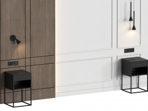 Headboard 034 3D 模型