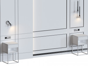 Headboard 034 3D 模型