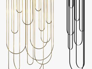 Decorative partition 023 3D Model