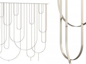 Decorative partition 023 3D Model