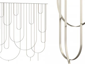 Decorative partition 023 3D Model