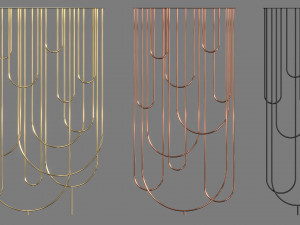 Decorative partition 023 3D Model