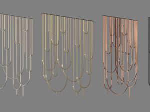 Decorative partition 023 3D Model