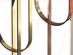 Decorative partition 023 3D Model