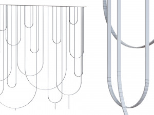 Decorative partition 023 3D Model