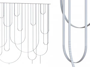 Decorative partition 023 3D Model