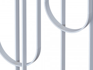 Decorative partition 023 3D Model