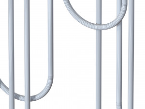 Decorative partition 023 3D Model