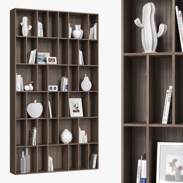 Shelf 061 3D Model .c4d .max .obj .3ds .fbx .stl .blend 