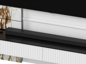 Wall with TV 043 3D Model