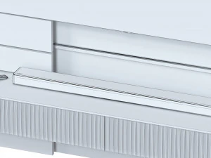 Wall with TV 043 3D Model
