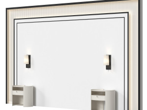 Headboard 039 Modelo 3D